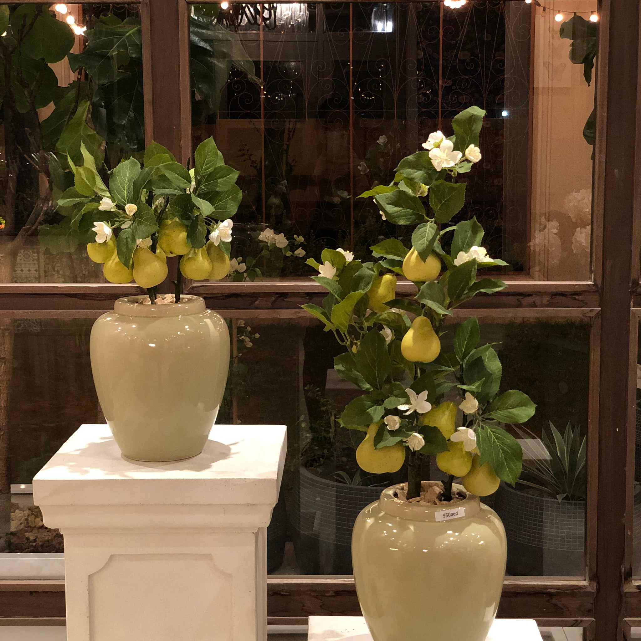 Faux Artificial Pear Tree