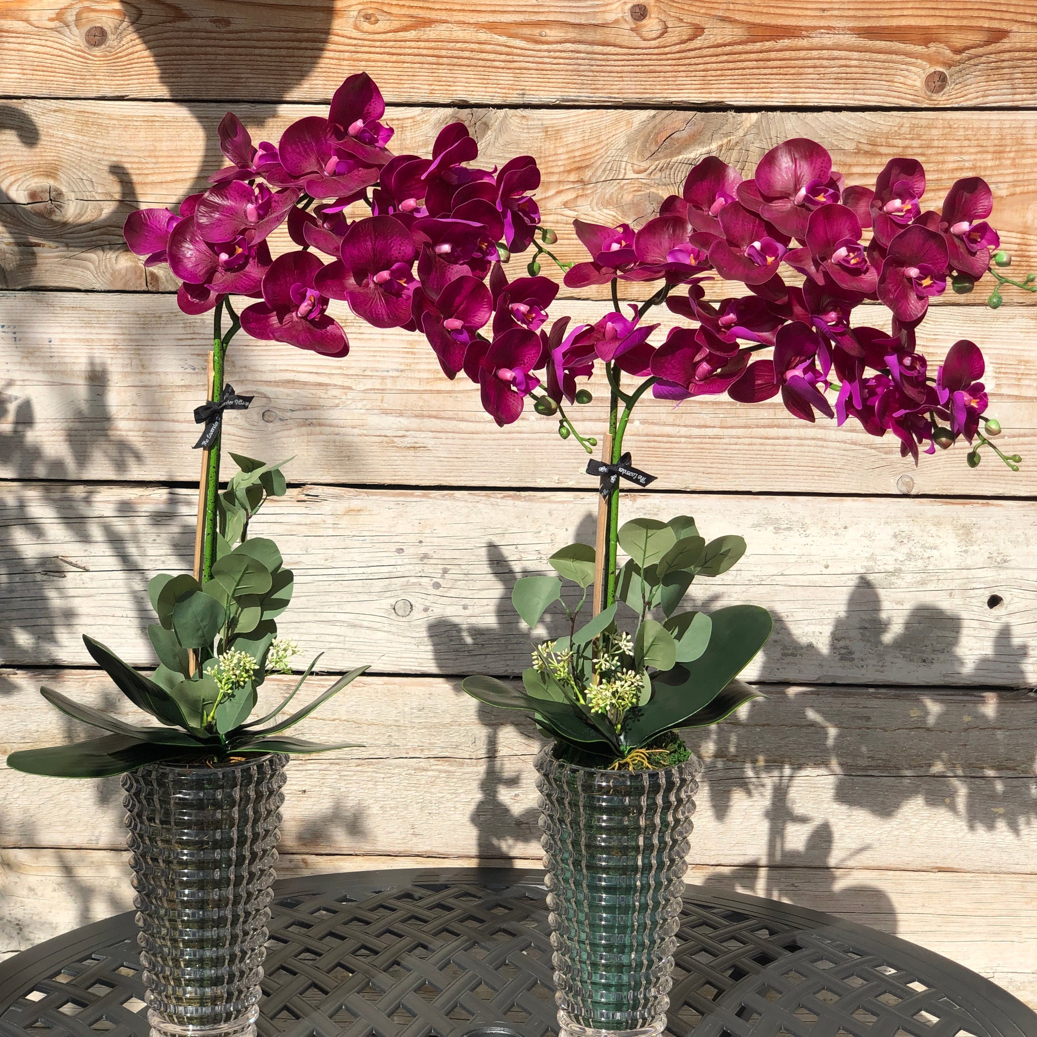 Rouge Silk Faux Orchid Arrangement