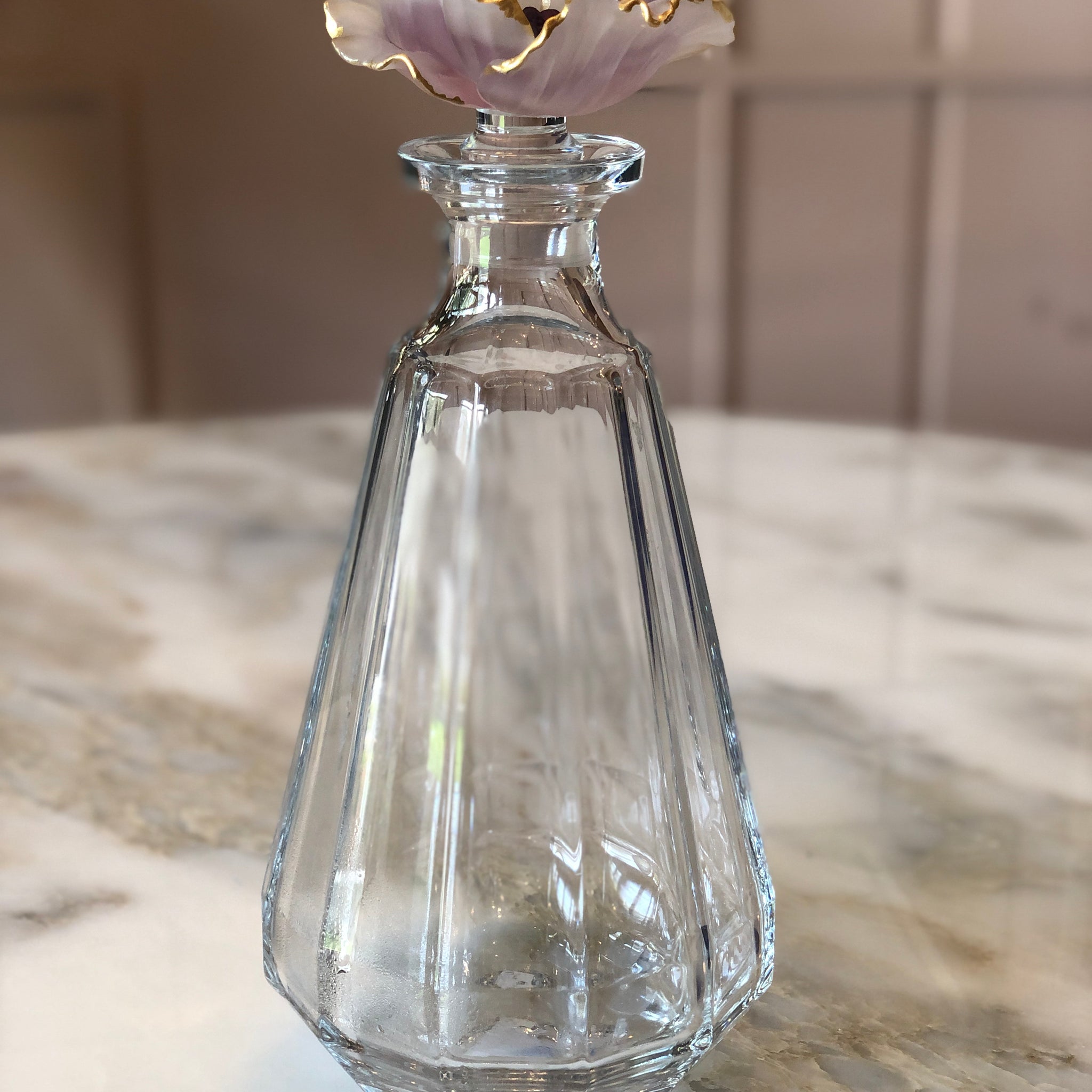 Venus Long Carafe Mauve Fleur