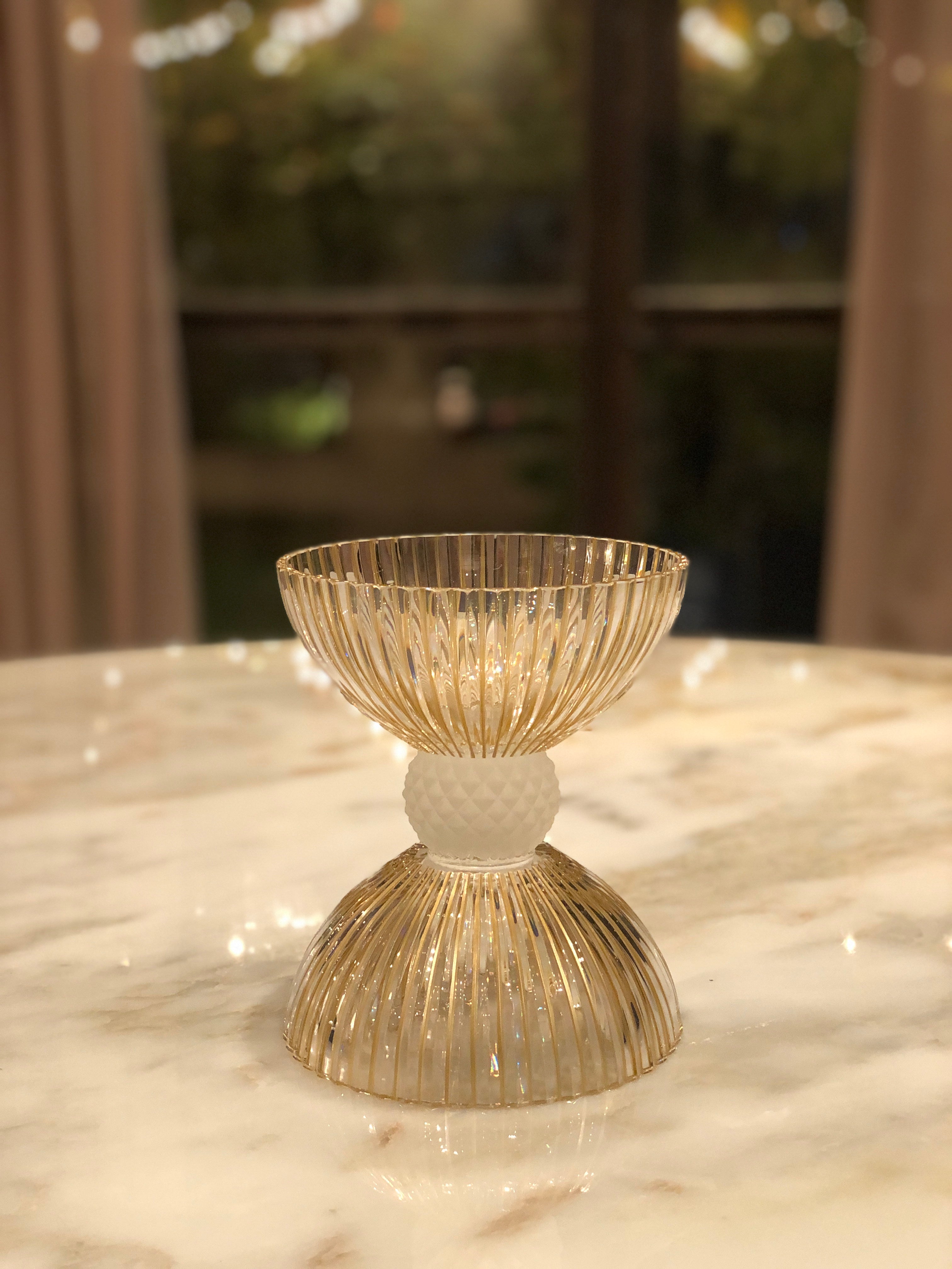 Timeless Crystal Double Bowl