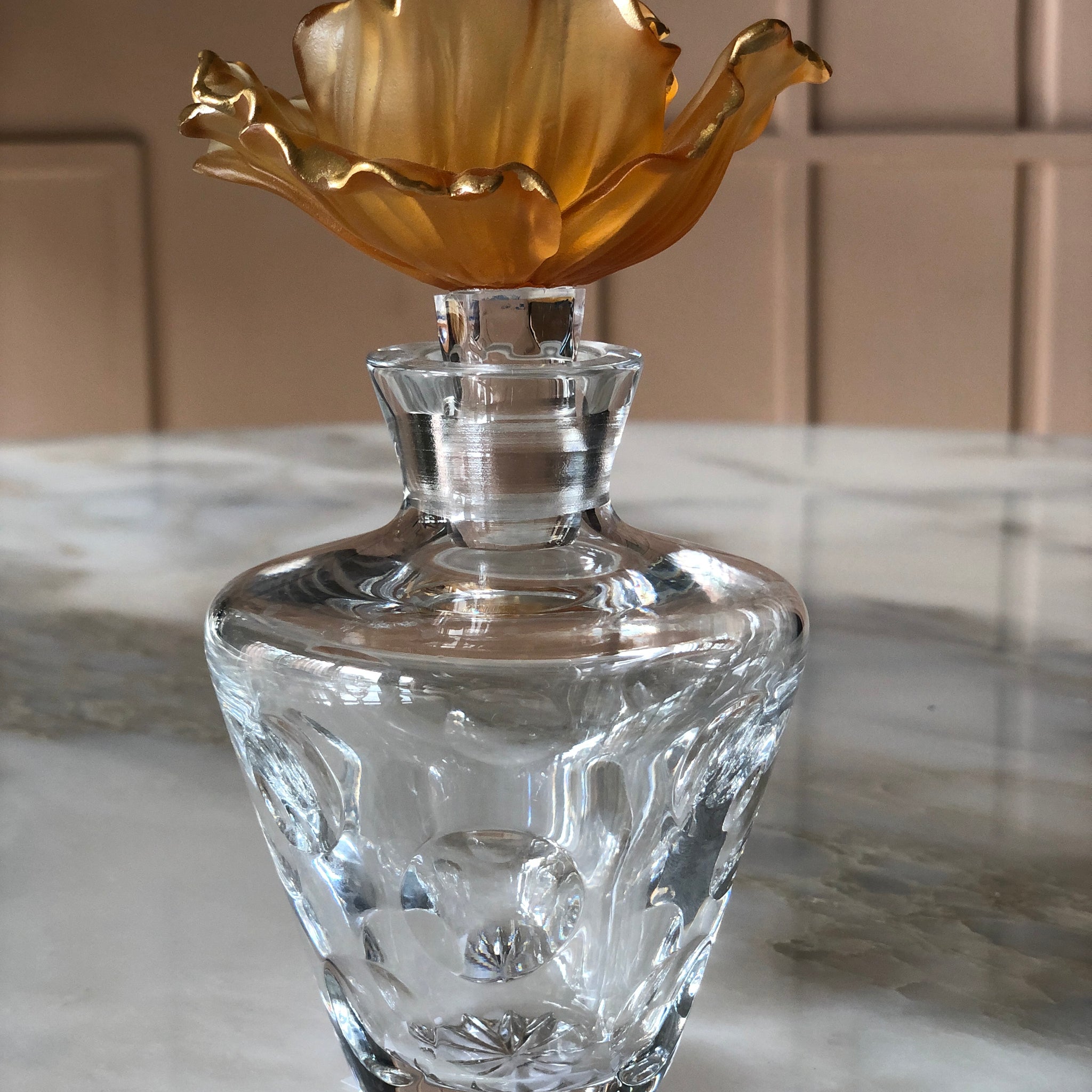 Ochre Fleur Trapeze Perfume Bottle