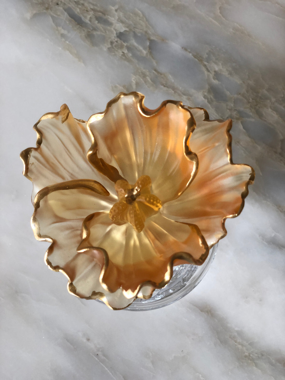 Ochre Fleur Trapeze Perfume Bottle