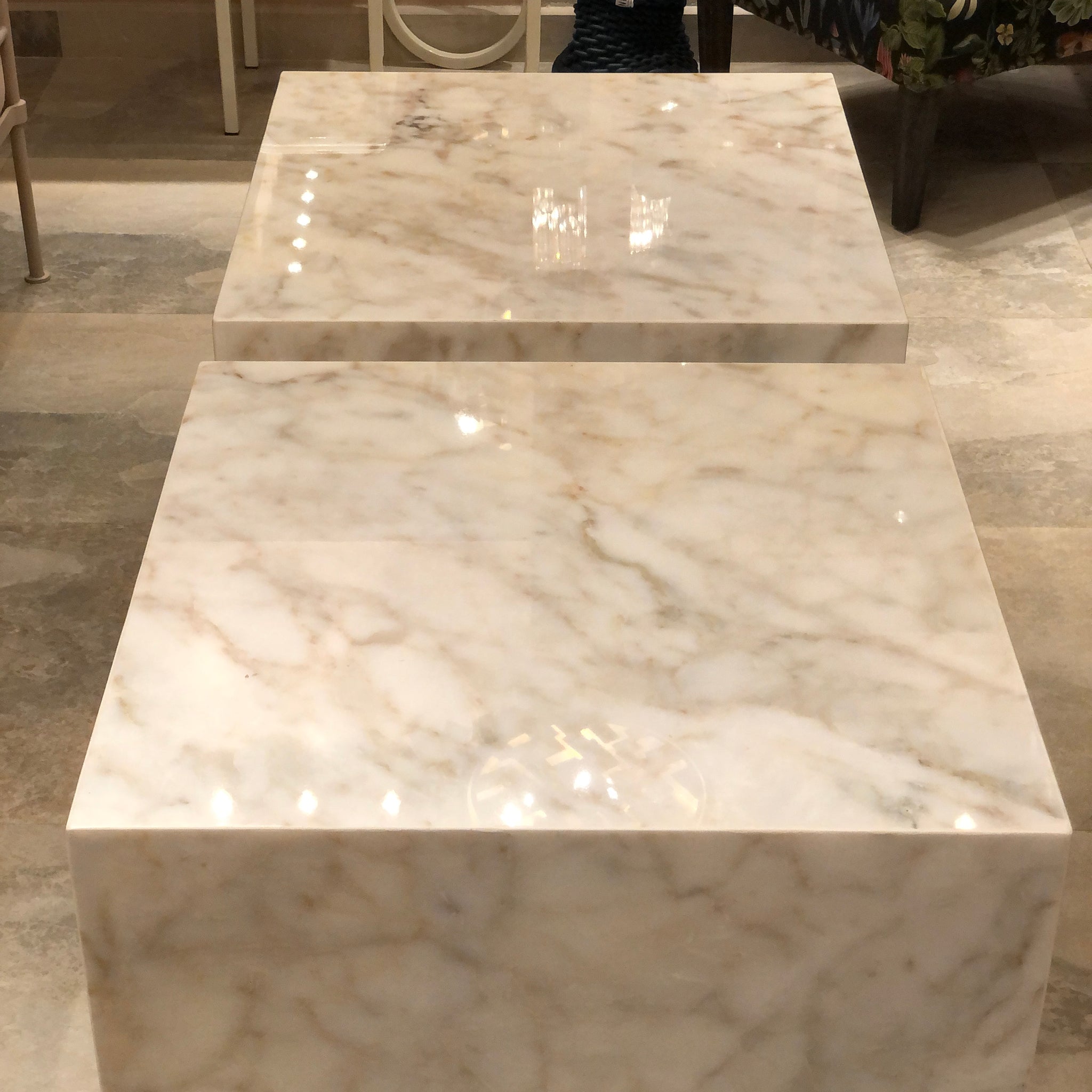 Exotic Italian Marble Coffee Table