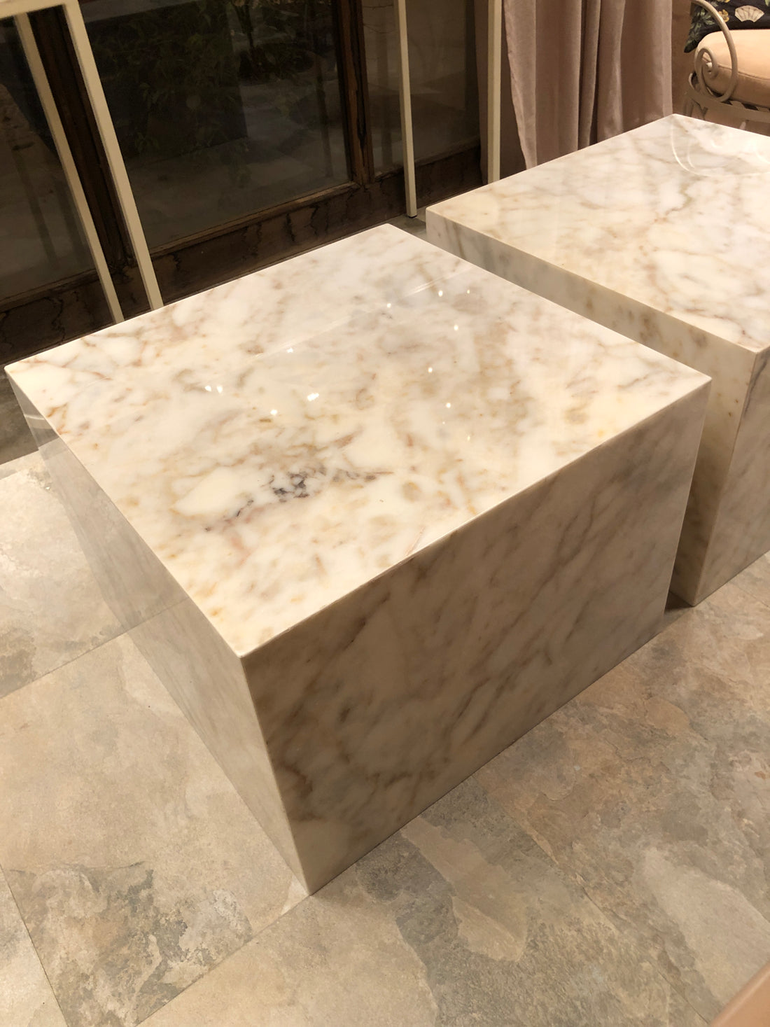 Exotic Italian Marble Coffee Table