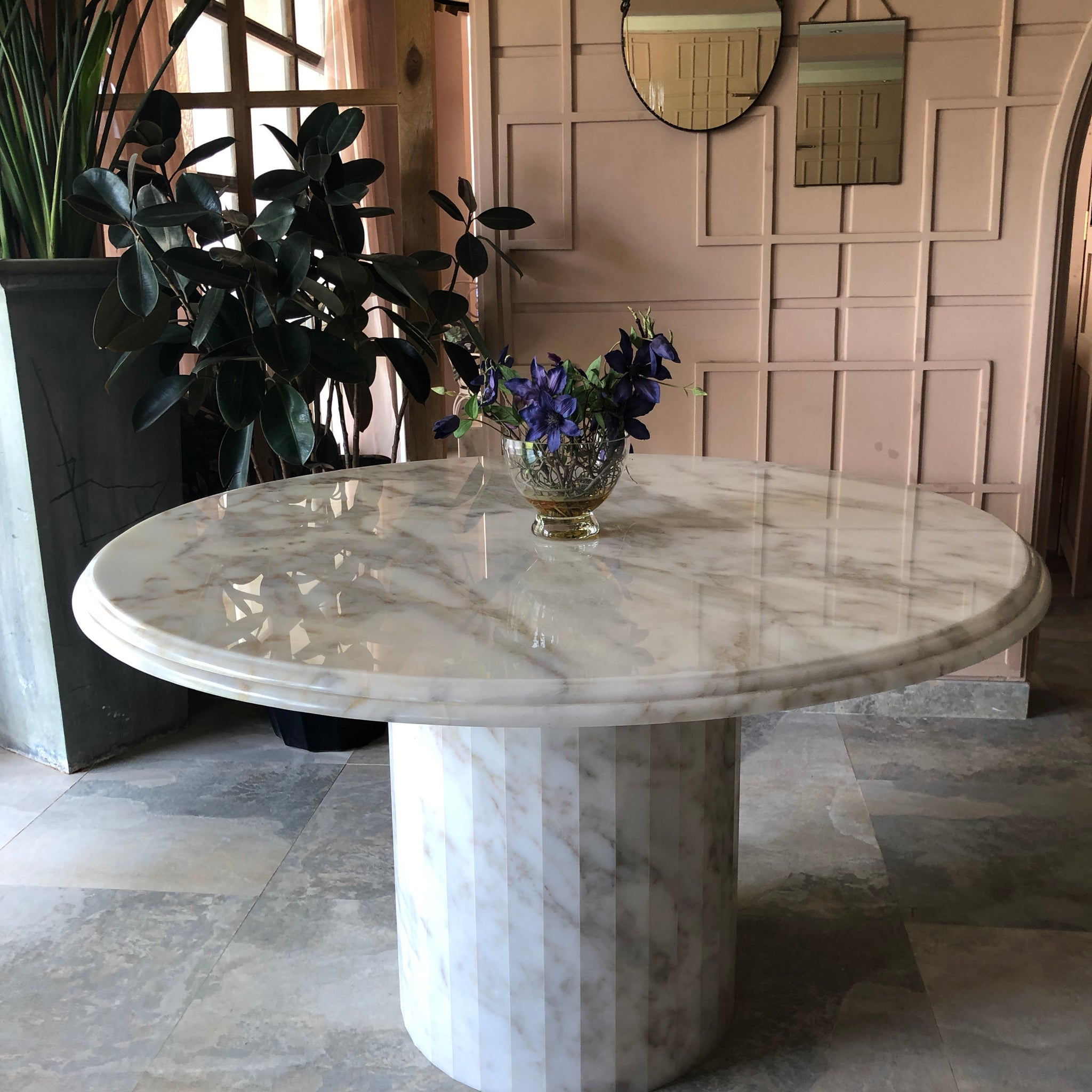 Exotic Italian Marble Table