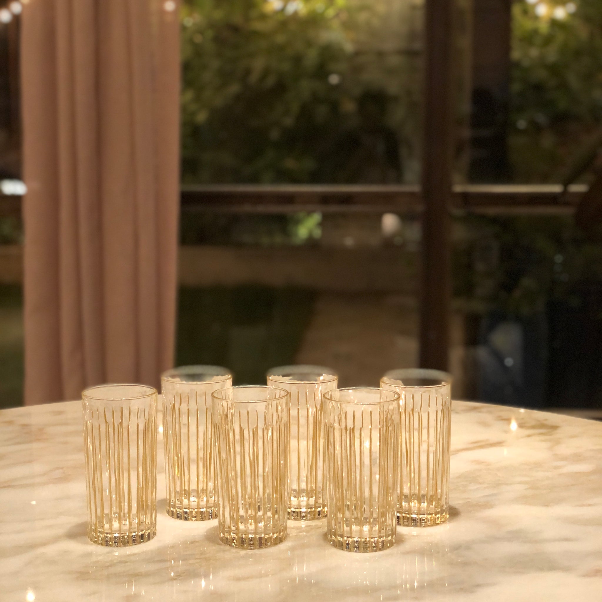 Timeless Crystal Tall Glass Set
