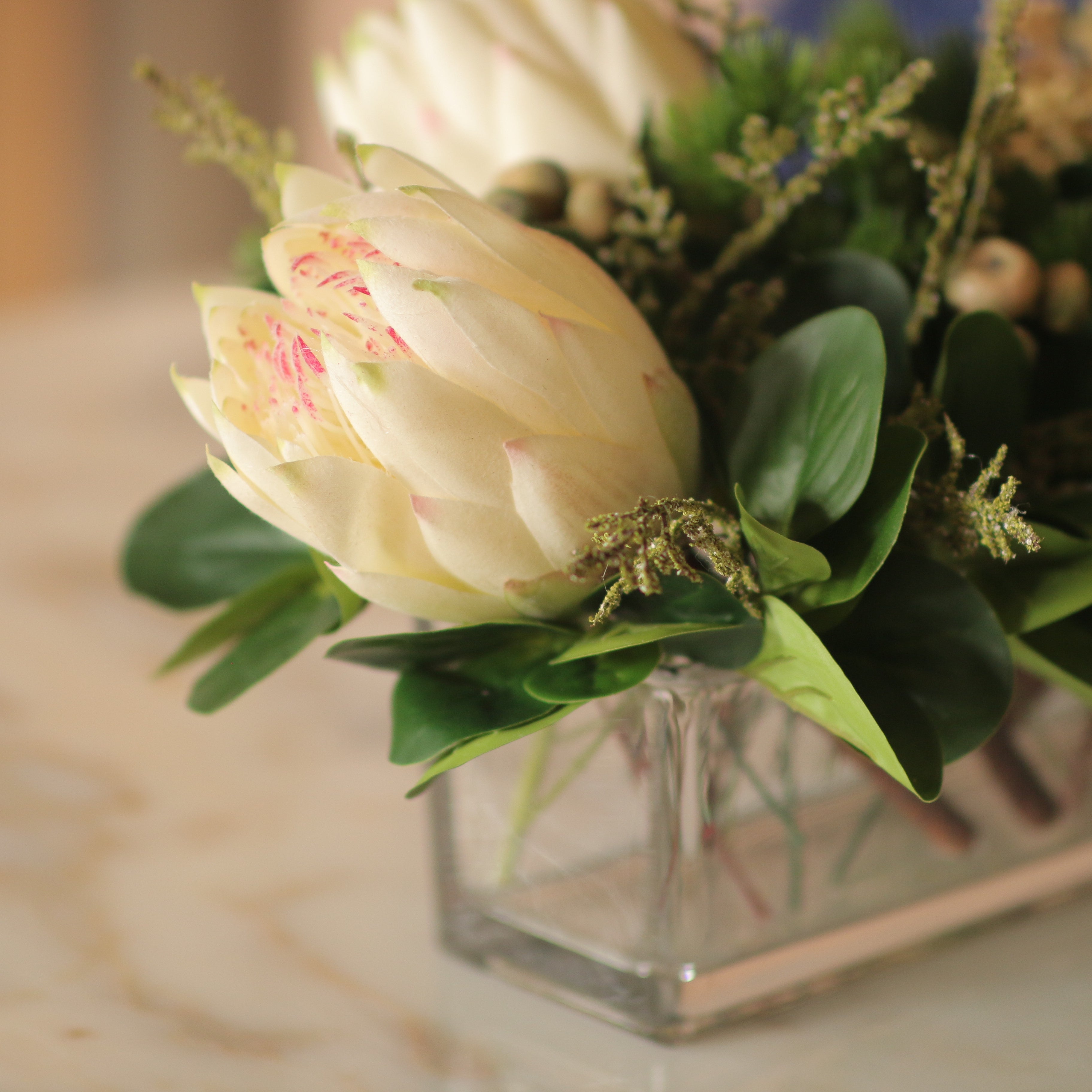 Silk Faux Lvory Flower